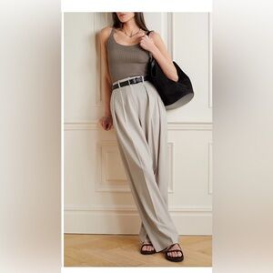 Theory Wool Blend Double Pleat Trace Pant